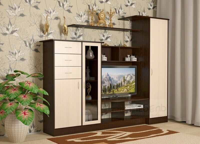 <span style="font-weight: bold; font-style: italic;">ЛДСП венге / дуб выбеленный, стекло</span>