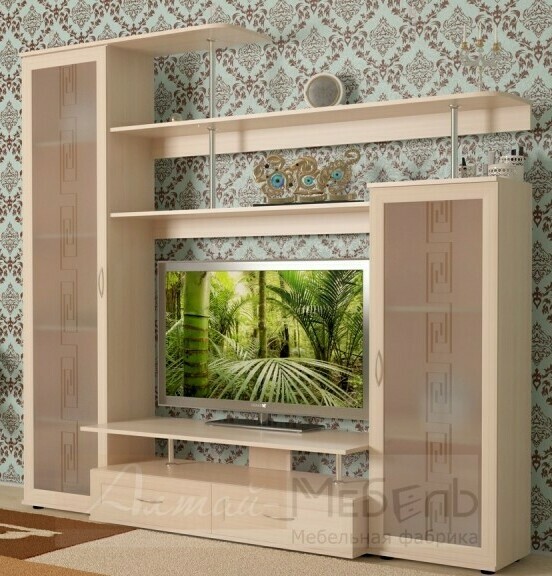 <span style="font-weight: bold; font-style: italic;">ЛДСП дуб выбеленный, профиль МДФ дуб выбеленный, стекло</span>