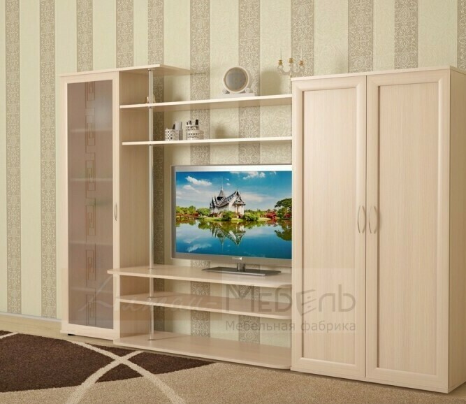 <span style="font-weight: bold; font-style: italic;">ЛДСП дуб выбеленный, профиль МДФ дуб выбеленный, стекло</span>