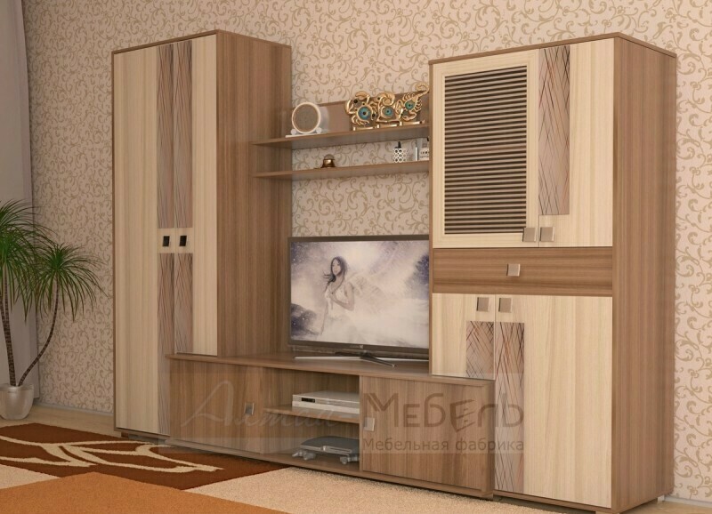 <span style="font-weight: bold; font-style: italic;">ЛДСП ясень шимо темный / шимо светлый, профиль МДФ, стекло</span>